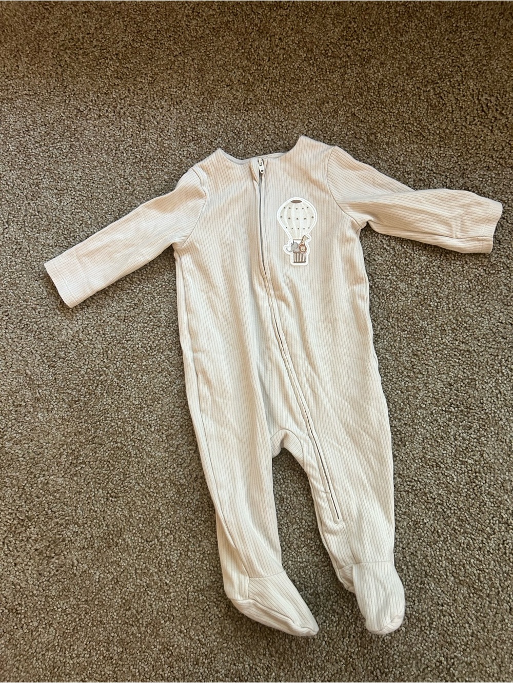 Ribbed Footed with Hot Air Balloon Patch